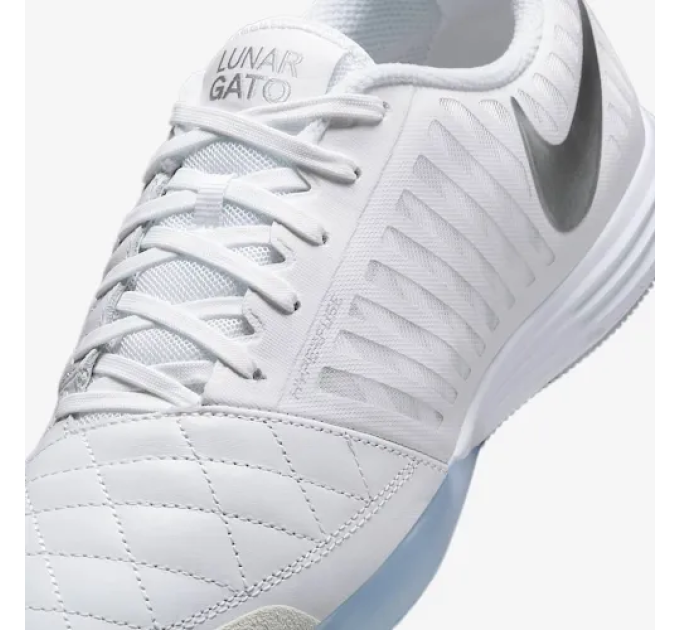 Чоловічі Футзалки Nike LUNARGATO II Білий 40 (7d580456-105 40)