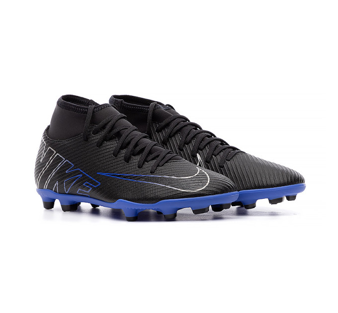 Чоловічі Бутси Nike SUPERFLY 9 CLUB FG/MG Чорний 42 (7dDJ5961-040 42)