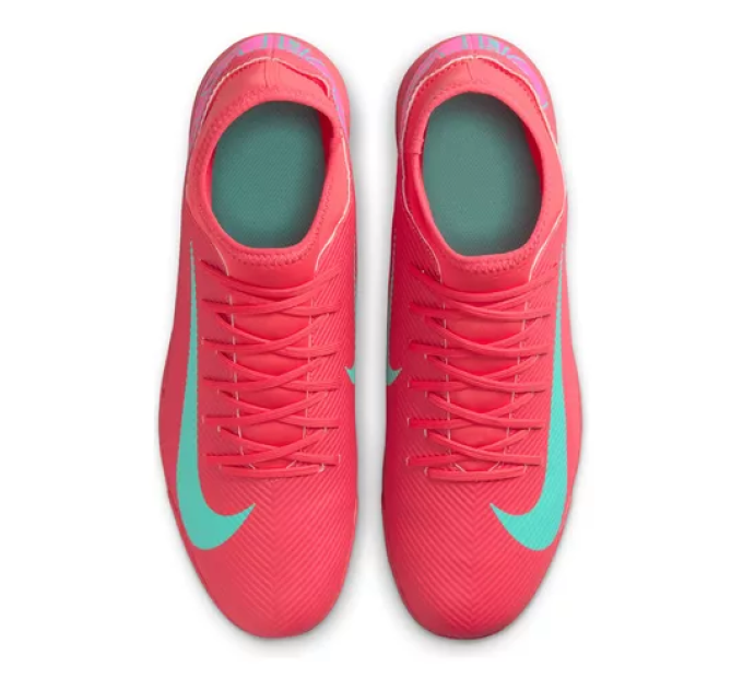 Чоловічі Сороконіжки Nike SUPERFLY 10 CLUB TF Червоний 44.5 (7dFQ8317-800 44.5)