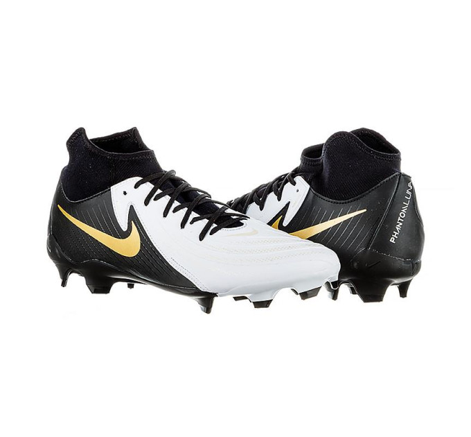 Бутси Nike PHANTOM LUNA II ACADEMY FG/MG Чорний Білий 44 (7dFD6725-100 44)