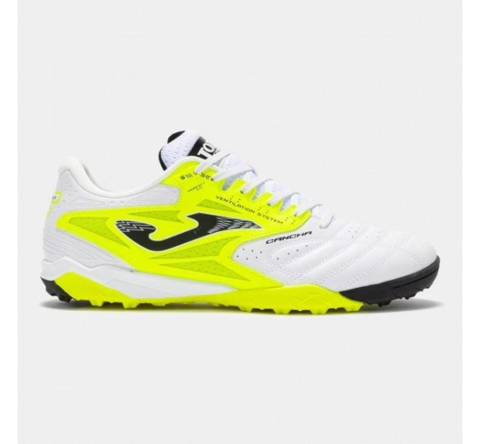 Чоловічі сороконіжки Joma CANCHA Білий Лимонний 43 (CANS2532TF 43) Чоловічі сороконіжки Joma CANCHA Білий Лимонний 43 (CANS2532TF 43)