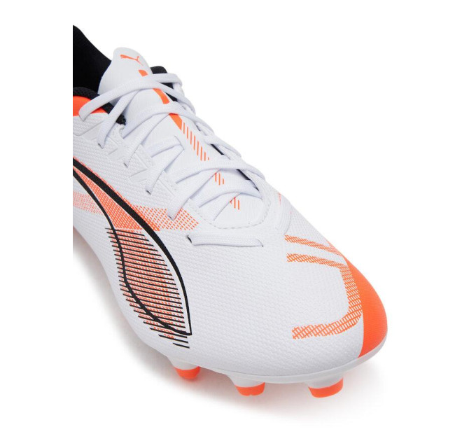 Бутси Puma ULTRA 5 PLAY FG/AG білий, помаранчевий Уні 41 108169-01 41