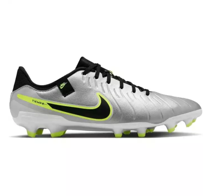 Чоловічі Бутси Nike LEGEND 10 ACADEMY FG/MG Сірий 42.5 (7dDV4337-001 42.5)