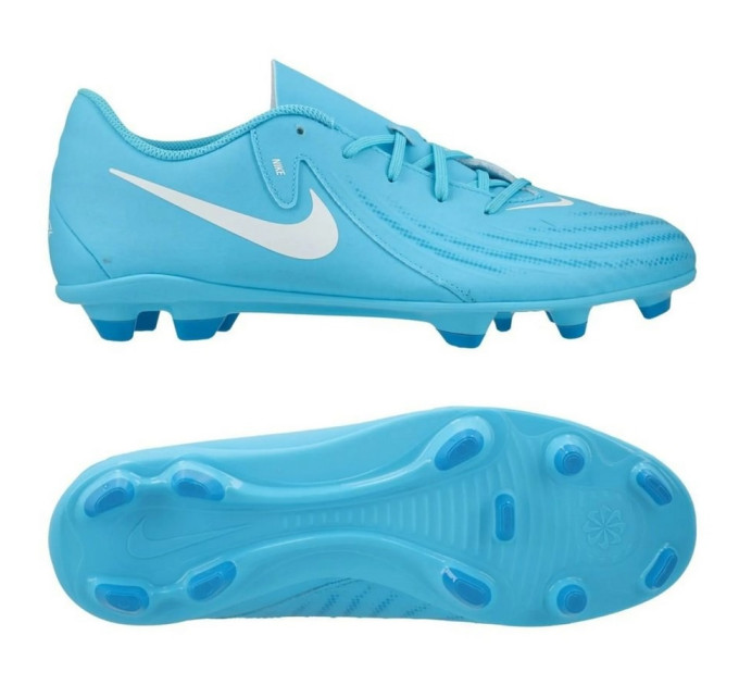 Чоловічі Бутси Nike PHANTOM GX II CLUB FG/MG Блакитний 41 (7dFJ2557-400 41)