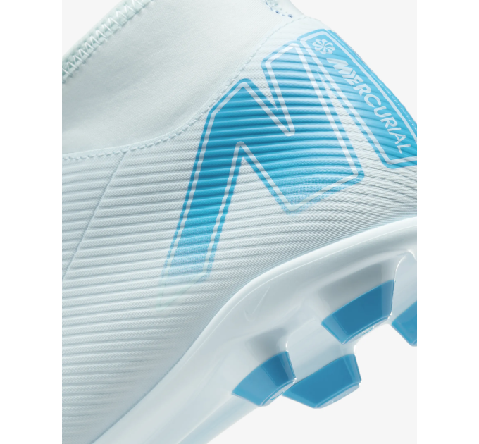 Чоловічі Бутси Nike SUPERFLY 10 CLUB FG/MG Блакитний 40.5 (7dFQ8314-400 40.5)