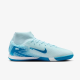 Чоловічі Футзалки Nike ZM SUPERFLY 10 ACADEMY IC Блакитний 44.5 (7dFQ8332-400 44.5)