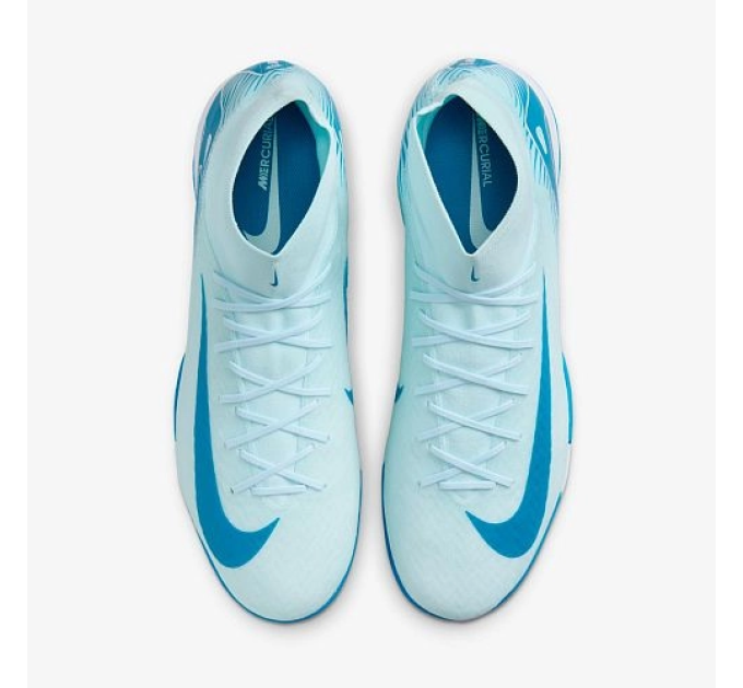 Чоловічі Футзалки Nike ZM SUPERFLY 10 ACADEMY IC Блакитний 44.5 (7dFQ8332-400 44.5)