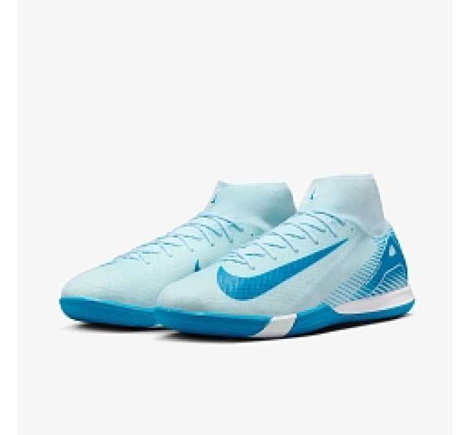 Чоловічі Футзалки Nike ZM SUPERFLY 10 ACADEMY IC Блакитний 44.5 (7dFQ8332-400 44.5)