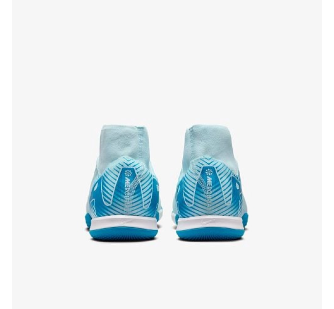Чоловічі Футзалки Nike ZM SUPERFLY 10 ACADEMY IC Блакитний 44.5 (7dFQ8332-400 44.5)
