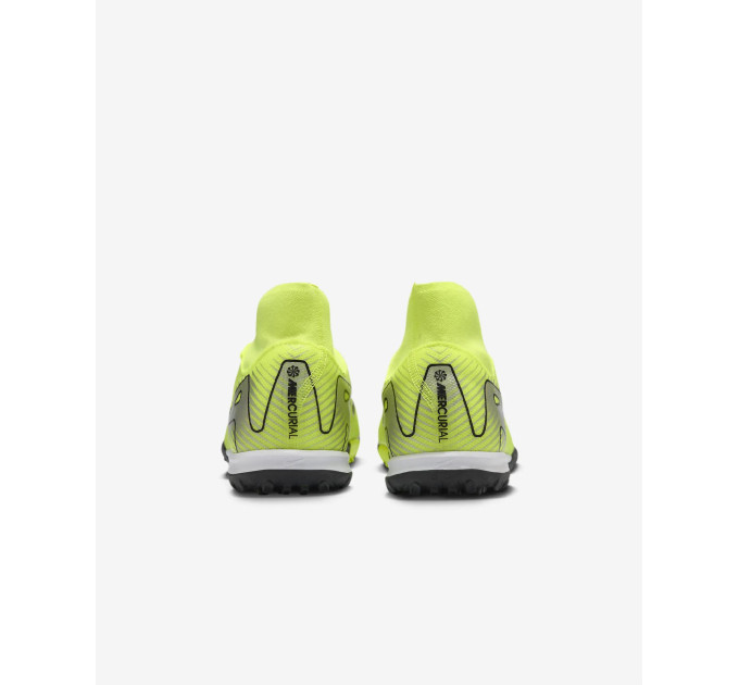 Чоловічі Сороконіжки Nike ZM SUPERFLY 10 ACADEMY TF Лимонний 42 (7dFQ8331-700 42)