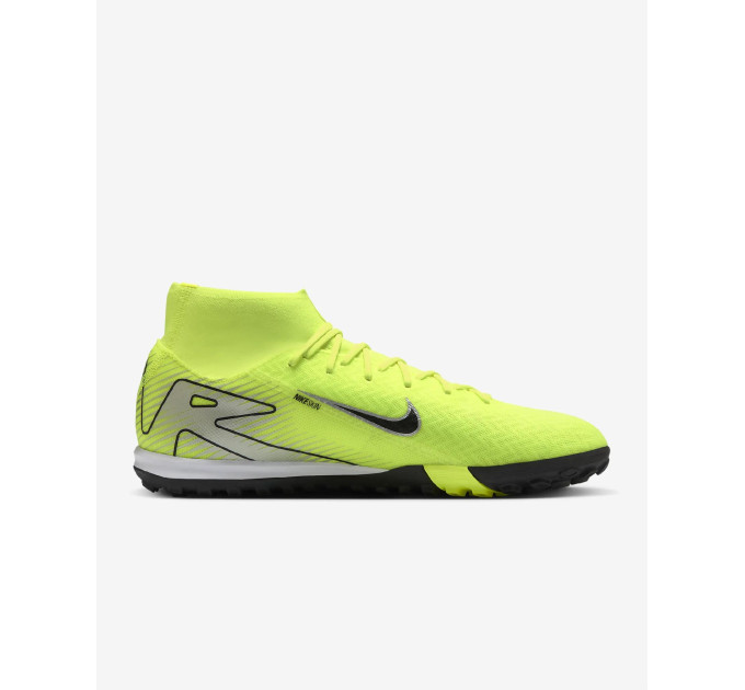 Чоловічі Сороконіжки Nike ZM SUPERFLY 10 ACADEMY TF Лимонний 42.5 (7dFQ8331-700 42.5)