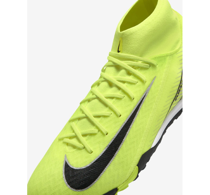 Чоловічі Сороконіжки Nike ZM SUPERFLY 10 ACADEMY TF Лимонний 42.5 (7dFQ8331-700 42.5)