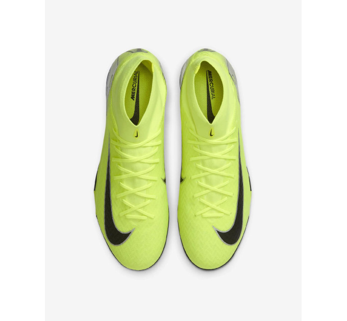 Чоловічі Сороконіжки Nike ZM SUPERFLY 10 ACADEMY TF Лимонний 42.5 (7dFQ8331-700 42.5)
