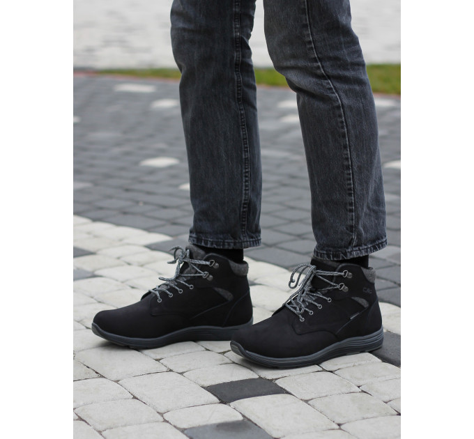 Чоловічі Черевики CMP NIBAL MID LIFESTYLE SHOE WP Чорний 45 (7d39Q4957-68UF 45)