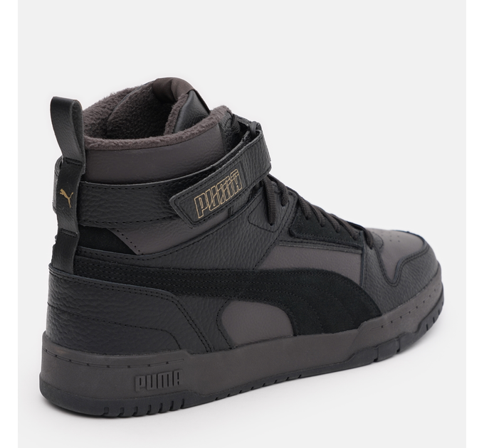 Чоловічі Черевики Puma Rbd Game Wtr Flat Dark Gray-Puma Black-Puma Gold Чорний 44.5 (7d38760407 44.5)