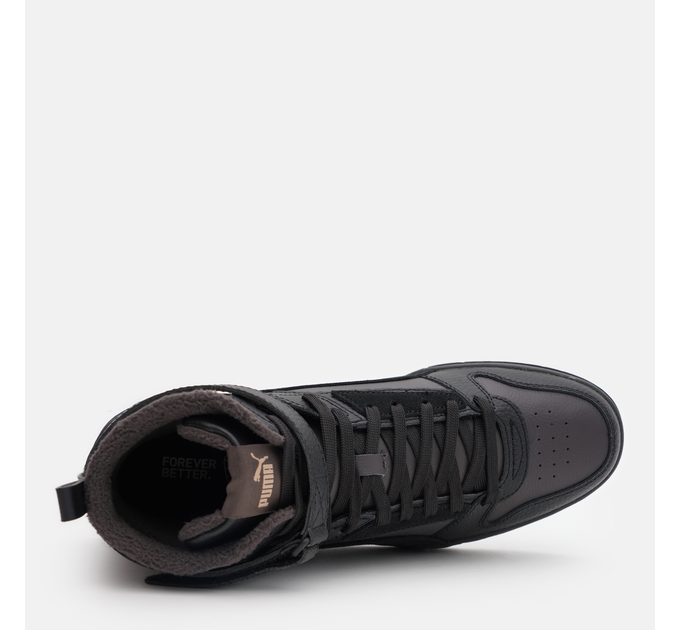 Чоловічі Черевики Puma Rbd Game Wtr Flat Dark Gray-Puma Black-Puma Gold Чорний 44.5 (7d38760407 44.5)