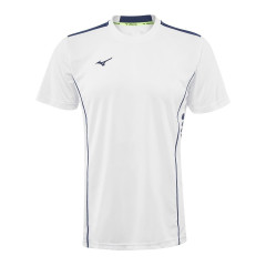 Футболка чоловіча MIZUNO Hex Rect Tee Білий/Синій XXL (62EA7002-71 XXL)