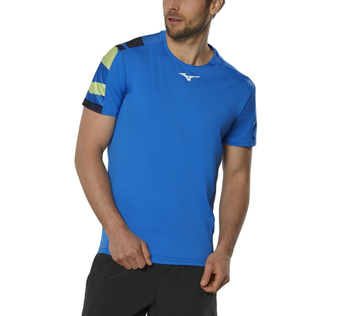 Чоловіча Футболка MIZUNO Shadow Graphic Tee синій (XL) 62GA2002-25 XL