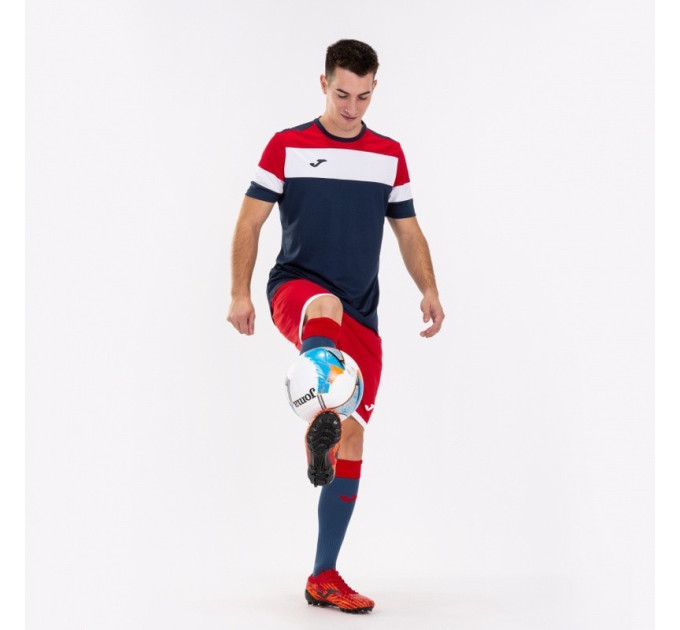 Футболка Joma CREW IV T-SHIRT DARK NAVY-RED S/S синій,червоний L 101534.336 L