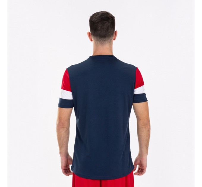 Футболка Joma CREW IV T-SHIRT DARK NAVY-RED S/S синій,червоний L 101534.336 L