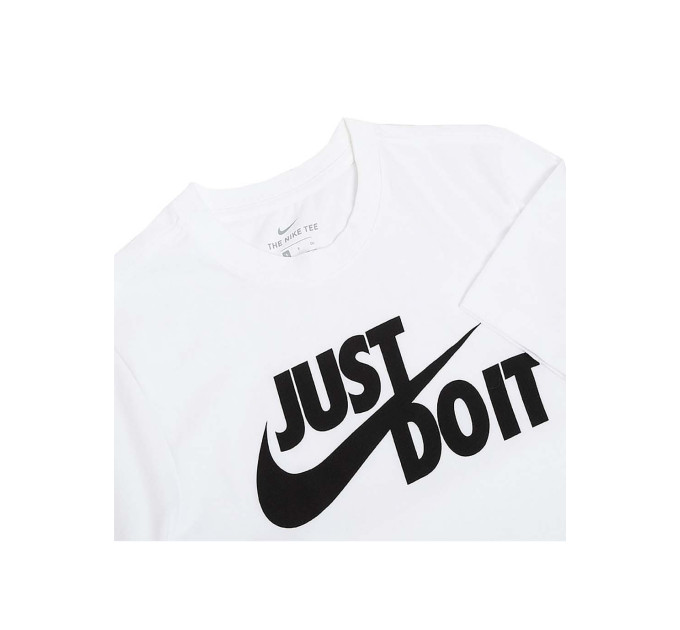 Чоловіча Футболка Nike M NSW TEE JUST DO IT SWOOSH Білий L (7dAR5006-100 L)