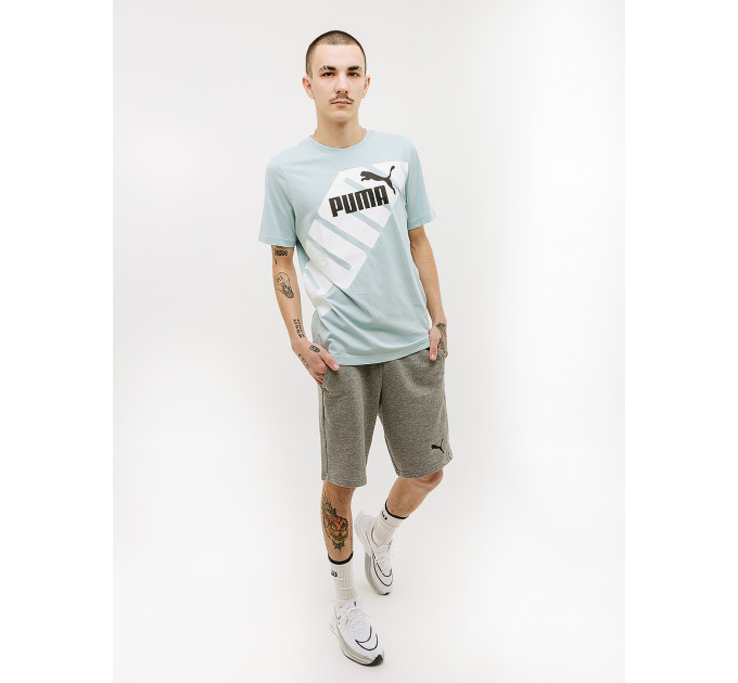Чоловіча Футболка Puma POWER Graphic Tee Бірюзовий XL (7d67896022 XL)