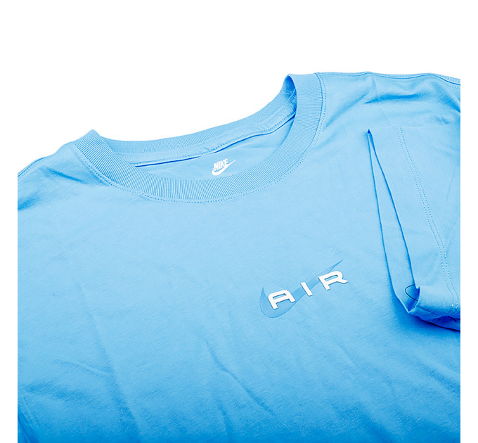 Чоловіча Футболка Nike M TEE AIR Блакитний XL (7dFQ3789-412 XL)