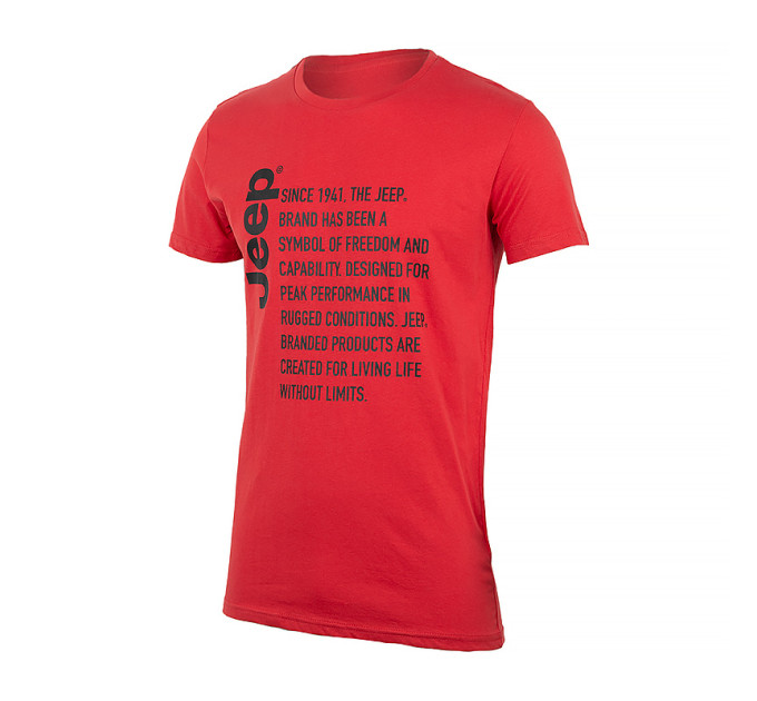 Чоловіча Футболка JEEP T-SHIRT Since 1941 Червоний L (O102591-R699 L)