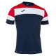 Футболка Joma CREW IV T-SHIRT DARK NAVY-RED S/S синій,червоний M 101534.336 M