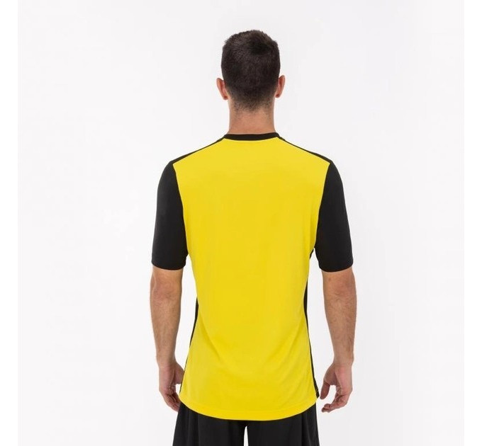 Футболка Joma FLAG II T-SHIRT BLACK-YELLOW S/S чорний,жовтий L 101465BV.109 L