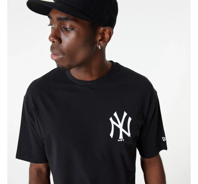 Чоловіча Футболка New Era MLB ESS LC OS TEE NYY Чорний XL (7d60416723 XL)