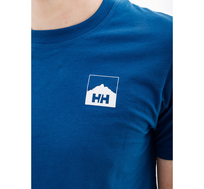 Чоловіча Футболка HELLY HANSEN NORD GRAPHIC HH T-SHIRT Синій L (7d62979-606 L)