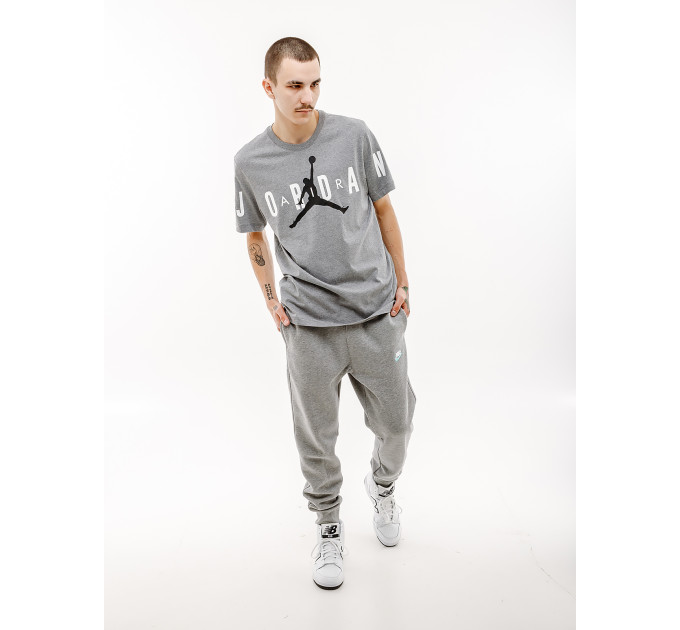 Чоловіча Футболка JORDAN M J JD AIR STRETCH SS CREW Сірий S (7dDV1445-091 S)