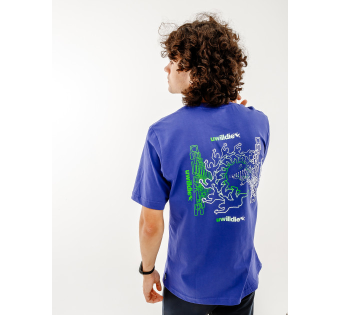 Чоловіча Футболка AUSTRALIAN UWILLDIE23 COTTON TEE Синій M (7dHCUTS0051-302 M)