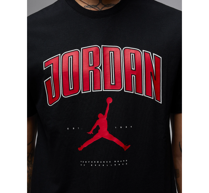 Чоловіча Футболка Jordan M J CITY 88 SS CREW Чорний S (7dHQ0009-010 S)
