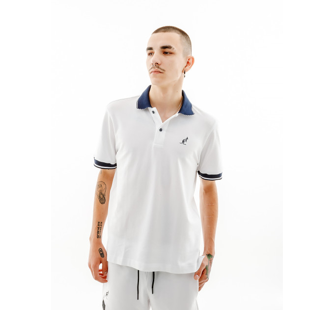 Чоловіча Футболка AUSTRALIAN LINES POLO PIQUE' EL R-FIT Білий M (7dLSUPO0010-002 M)