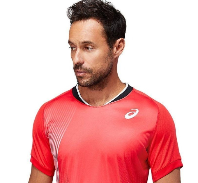 Футболка чол. Asics MEN MATCH GRAPHIC SS TOP червоний (M) 2041A170-602 M