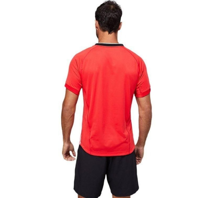 Футболка чол. Asics MEN MATCH GRAPHIC SS TOP червоний (M) 2041A170-602 M