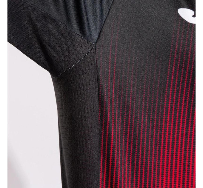 Футболка Joma TIGER IV Чорний Червоний S (102764.601 S)