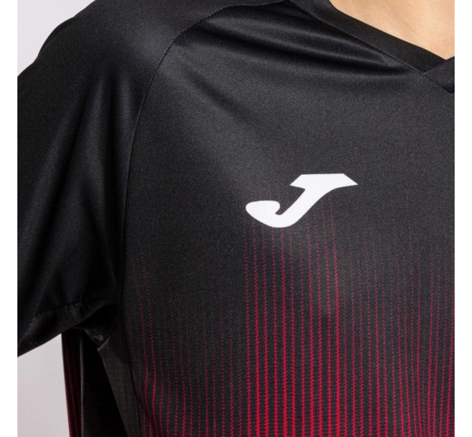 Футболка Joma TIGER IV Чорний Червоний S (102764.601 S)