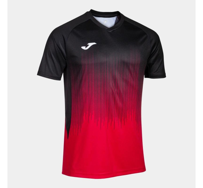 Футболка Joma TIGER IV Чорний Червоний S (102764.601 S)