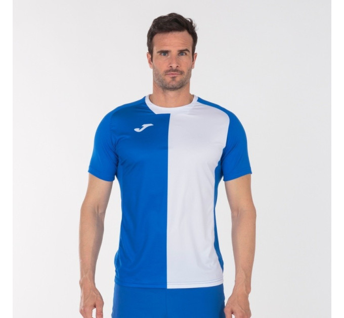 Футболка Joma CITY T-SHIRT ROYAL-WHITE S/S синій,білий S 101546.702 S