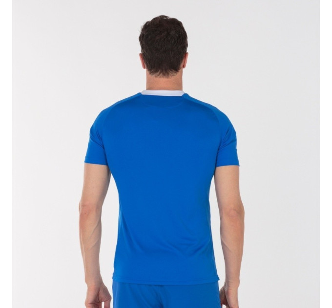 Футболка Joma CITY T-SHIRT ROYAL-WHITE S/S синій,білий S 101546.702 S