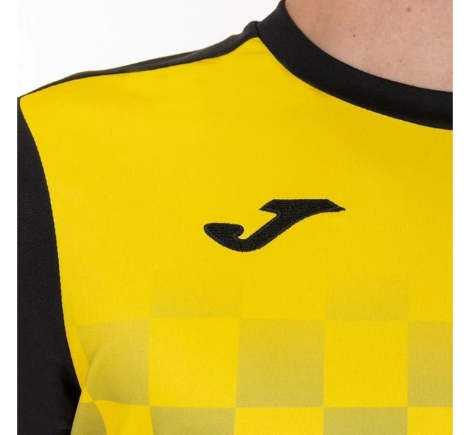 Футболка Joma FLAG II T-SHIRT BLACK-YELLOW S/S чорний,жовтий M 101465BV.109 M