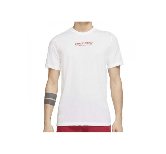 Чоловіча Футболка Nike M NK DF TEE DB NK PRO Білий XL (7dDM5677-100 XL) Чоловіча Футболка Nike M NK DF TEE DB NK PRO Білий XL (7dDM5677-100 XL)