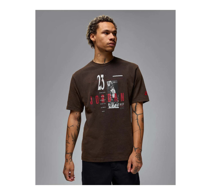 Чоловіча Футболка Jordan M REISSUE GX SS CREW Коричневий M (7dHJ2356-010 M) Чоловіча Футболка Jordan M REISSUE GX SS CREW Коричневий M (7dHJ2356-010 M)