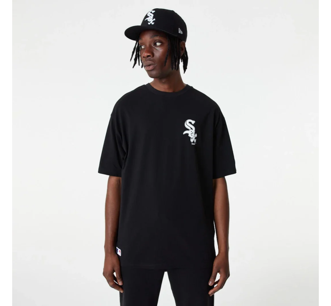 Чоловіча Футболка New Era MLB ESS OS WHITE SOX Чорний S (7d60416725 S)