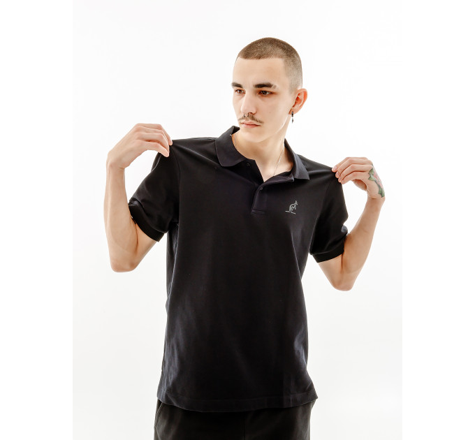 Чоловіча Футболка AUSTRALIAN LOGOS POLO PIQUE' EL R-FIT Чорний XL (7dLSUPO0063-003 XL)