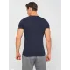 Футболка Kappa T-shirt Mezza Manica Scollo V темно-синій L Чоловік K1311 BluNavy-L
