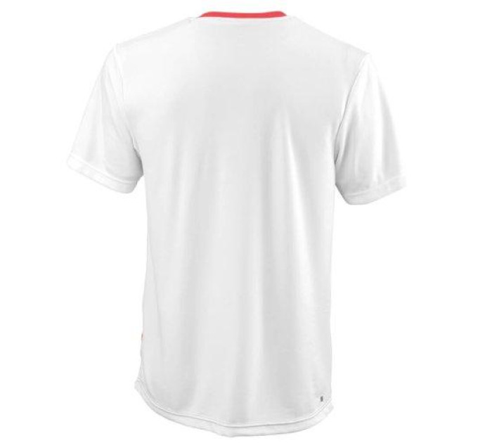 Чоловіча Футболка Wilson TEAM II CREW Білий Кораловий L (WRA794008 L)